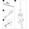 Ершик для унитаза LEMARK SMOOTH LINE с держателем графит 9766021