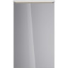 Шкаф зеркальный LEMARK ZENON 50х80 см 1 дверный, петли слева, с козырьком-подсветкой, с розеткой, белый глянец LM50ZS-Z